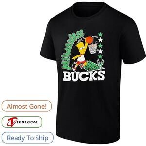 Bart X Milwaukee Buck Basketball Shirt Unisex Fan Gift S 5Xl
